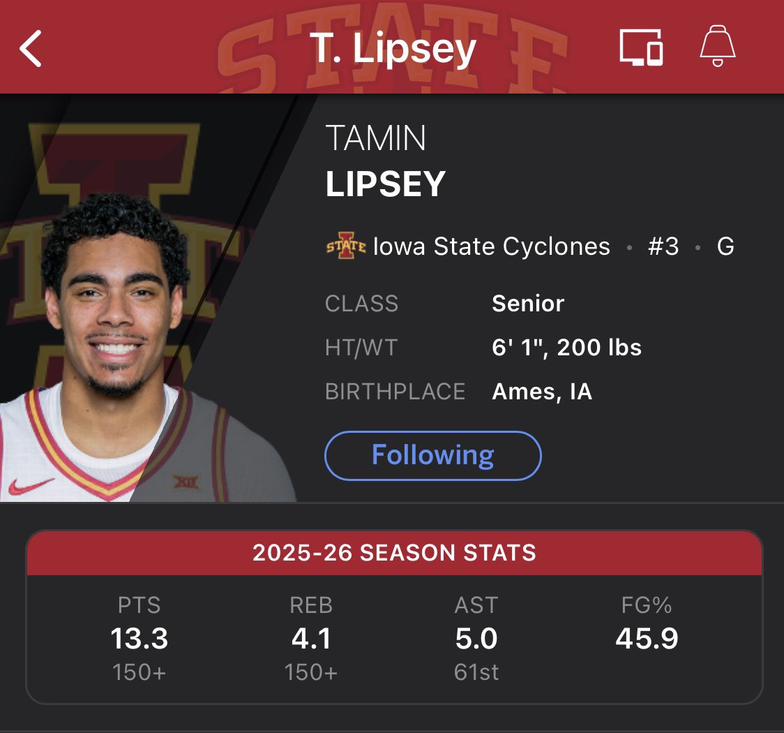 Iowa State Sports tweet media