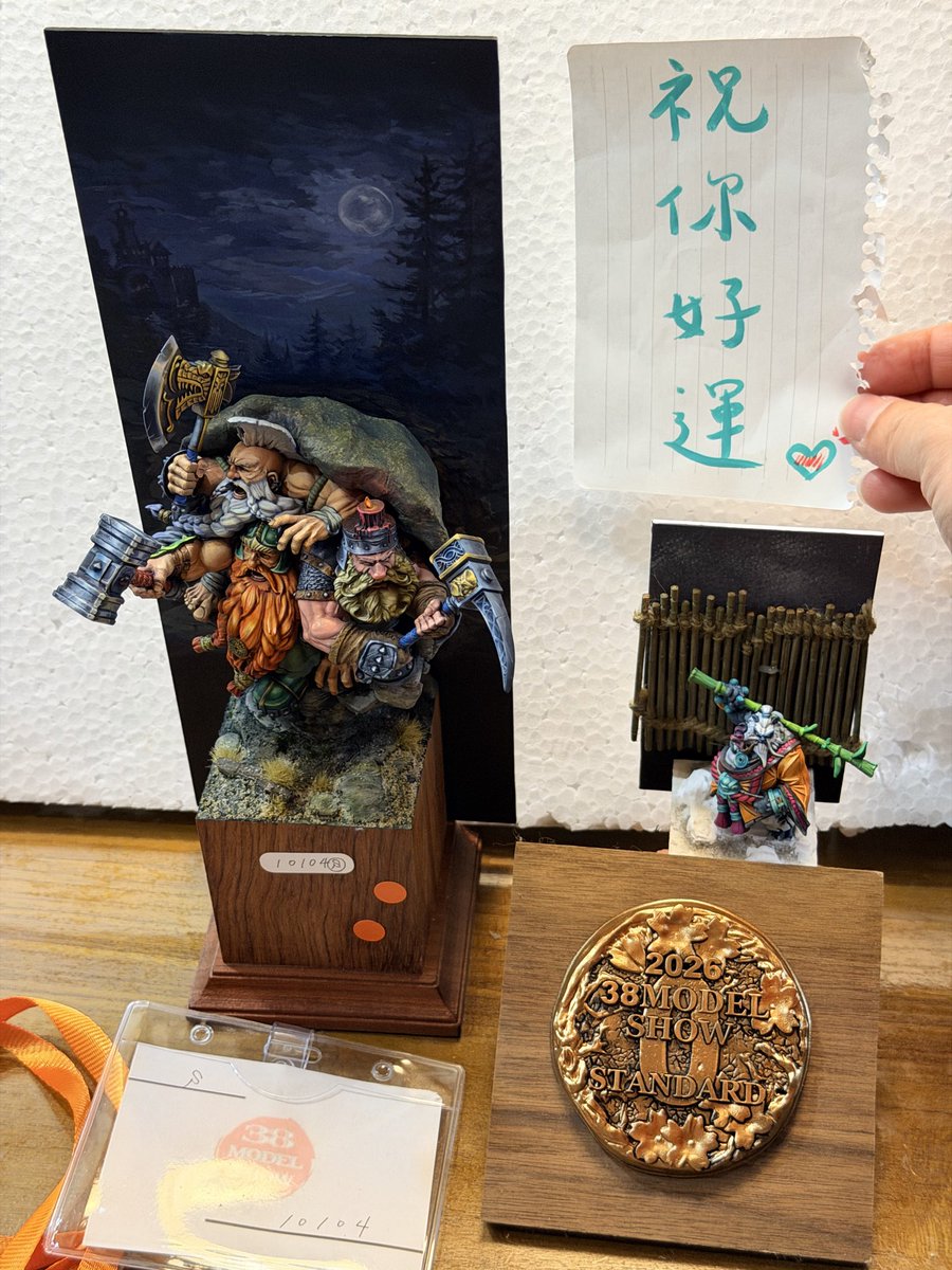 spingyan's tweet photo. #38MODELSHOW
#38モデル

台湾から初めて海外コンテストに参加し、Standardクラスで 銅賞 をいただきました。

素晴らしいイベントを開催してくださった主催者の皆様、そして審査員の皆様に心より感謝いたします。

塗装が大好きなので、これからも一生懸命頑張ります。

ありがとうございました！ https://t.co/RcsU1NX8cS