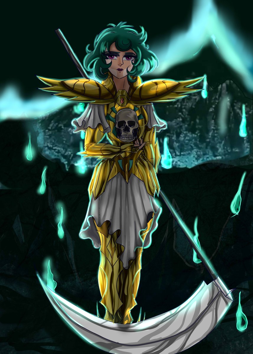 XIII: Death 💀

Muchísimas gracias a <a href="/Art_athe/">Athe'Art Mythology</a> por esta preciosa comisión de Ánima representando la carta de La Muerte en el tarot 🩵