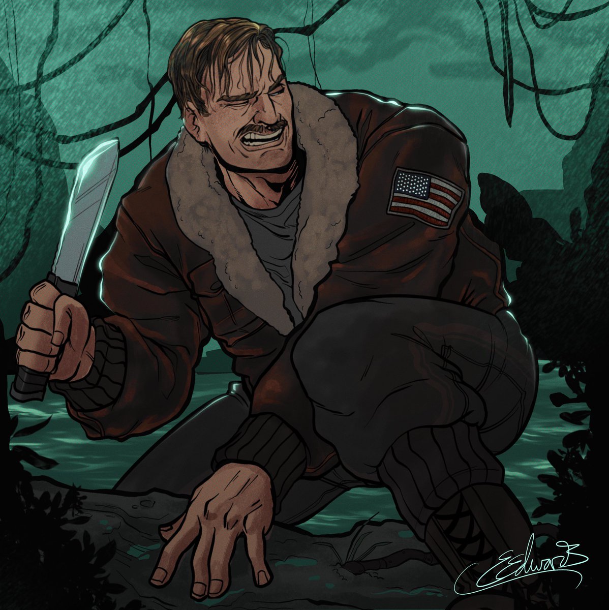 fraubbles1802's tweet image. Haven’t posted in a while, here’s that Dempsey on Zetsubou I promised months ago!! 
#BO3Zombies #zombies #Dempsey 
I love him so much Aoughhhb