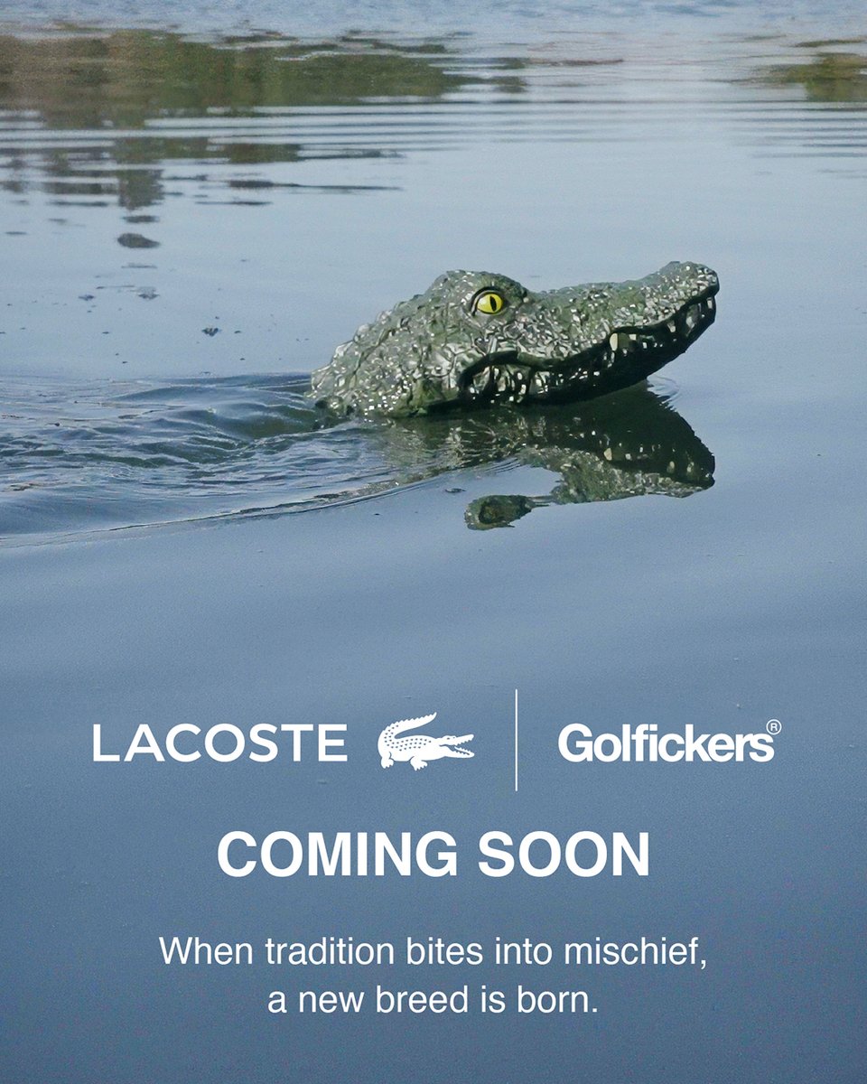 新品 LACOSTE x GolfickersラコステゴルフィッカーズBlack GO/LOOK!（ゴルック）｜LACOSTE x Golfickers Sweat shirt ネイビー
