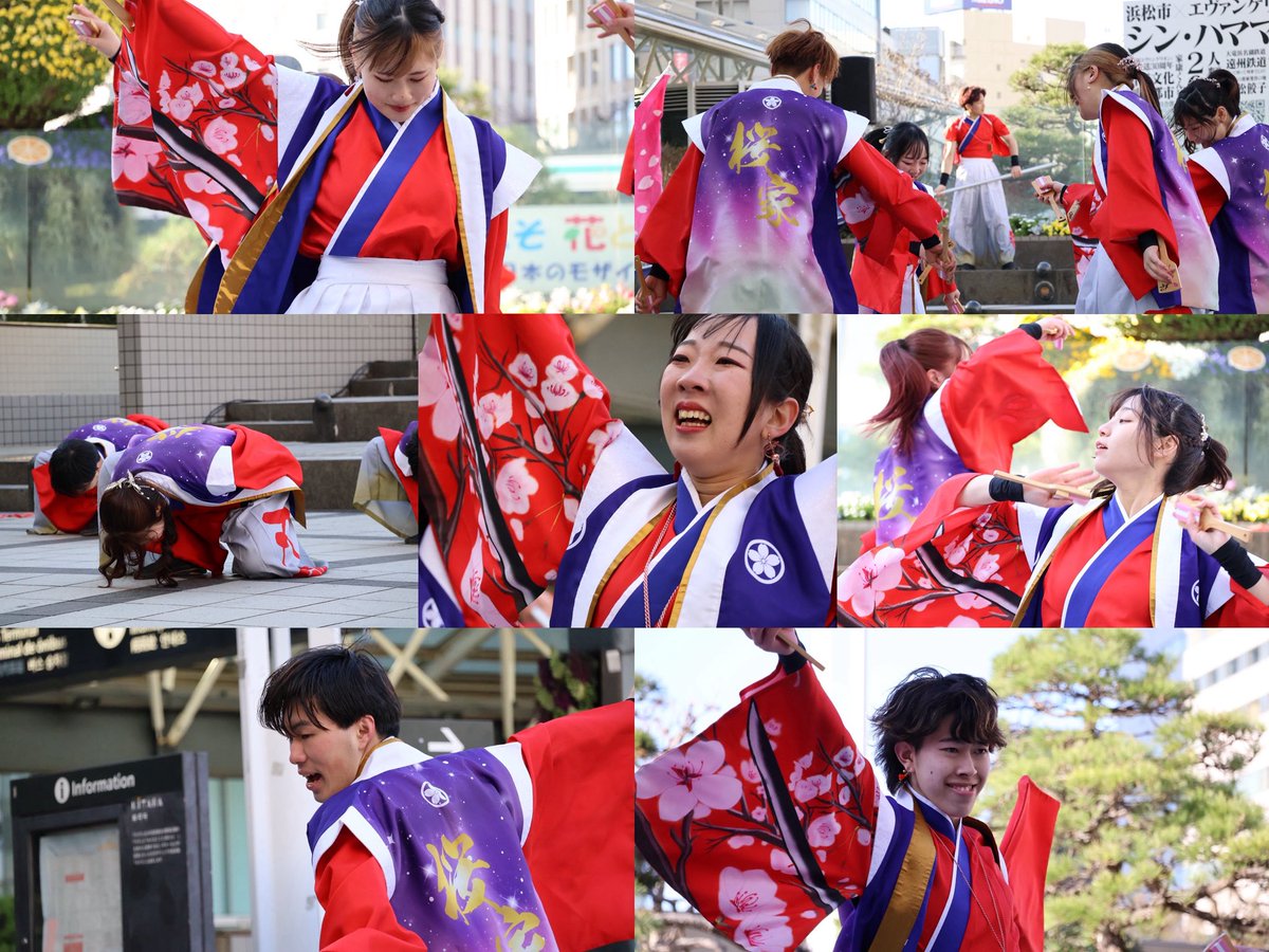 ouka_yosakori's tweet photo. 3月8日に静岡県浜松市で行われた「虹彩よさこい」に参加させていただきました🌸

「桜家第26章 『刃醒』」がお披露目してから1年がたち、今回のイベントで作品納めとなりました。

今年1年間「刃醒」を応援してくだったみなさん、そして「刃醒」を制作してくれた26代目！ありがとうございました✨️ https://t.co/BPsioJXf7T