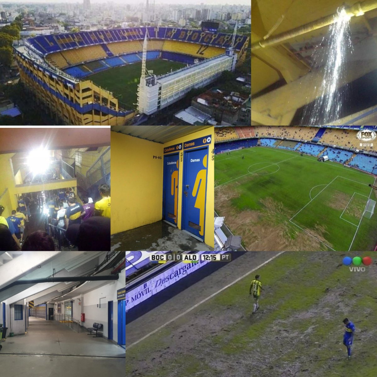 Alejandra_JR10's tweet photo. Se le recuerda al foro que el delincuente este que habla de hacer un estadio para 800 mil personas manejó Boca durante 25 años y a la cancha del club más grande del mundo la tenía en estas condiciones. https://t.co/X7YADdBxbJ