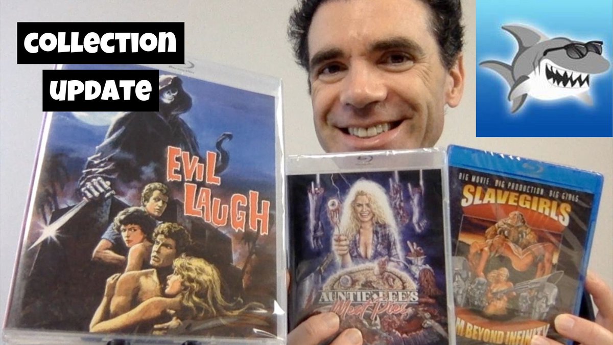 StevenEHerrera's tweet photo. Today on my @HerreraOnHLWD podcast &amp; channel, I talk about the Blu-rays I picked up from @deepdiscountcom in December 2025: EVIL LAUGH (1986), AUNTIE LEE’S MEAT PIES (1992), and SLAVE GIRLS FROM BEYOND INFINITY (1987)
Listen:
https://t.co/nsL2ftDZZL
Watch:
https://t.co/4IUuaeyjsZ https://t.co/3qplvVNbFU