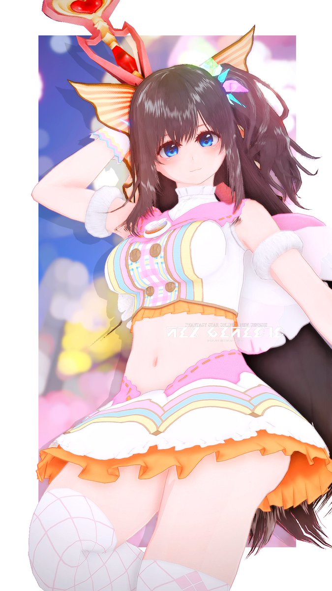 (｡･ω･)ﾉﾞ おはよー♡
#PSO2NGS #PSO2NGS_SS