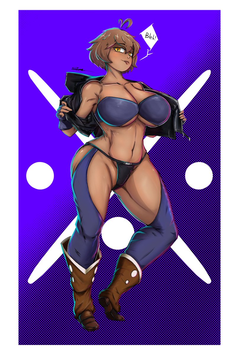 fenty_018's tweet photo. Fan art of my OC cosplaying as Angel from KOF, and fan art of Angel for her birthday! ✨
I know it's already passed, but I didn't want to be left out. Better late than never, right?
#AngelKOF #Fanart #OC https://t.co/EI9Gsh37S0
