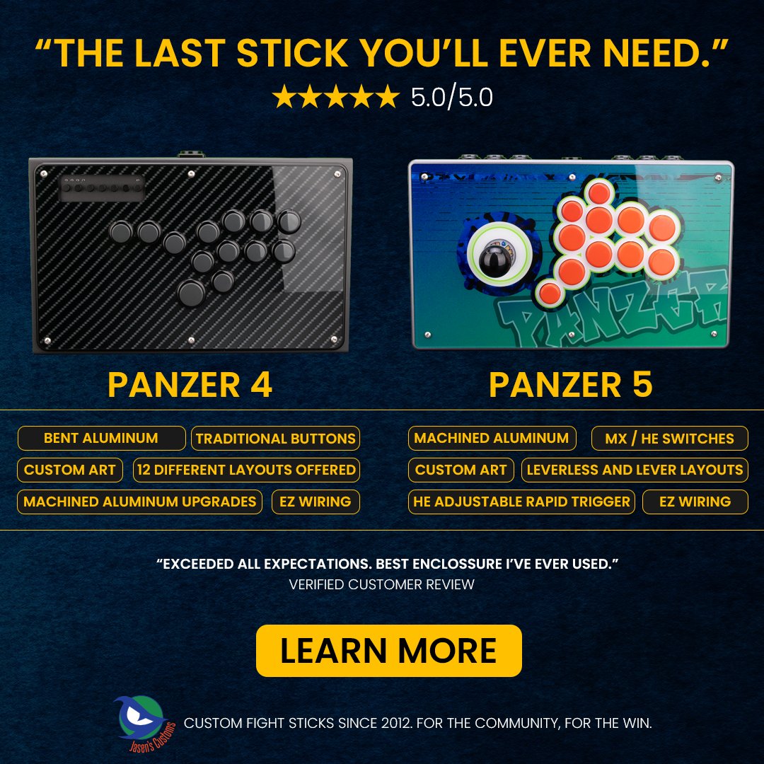 JasensCustoms.com - Panzer Fight Stick tweet media