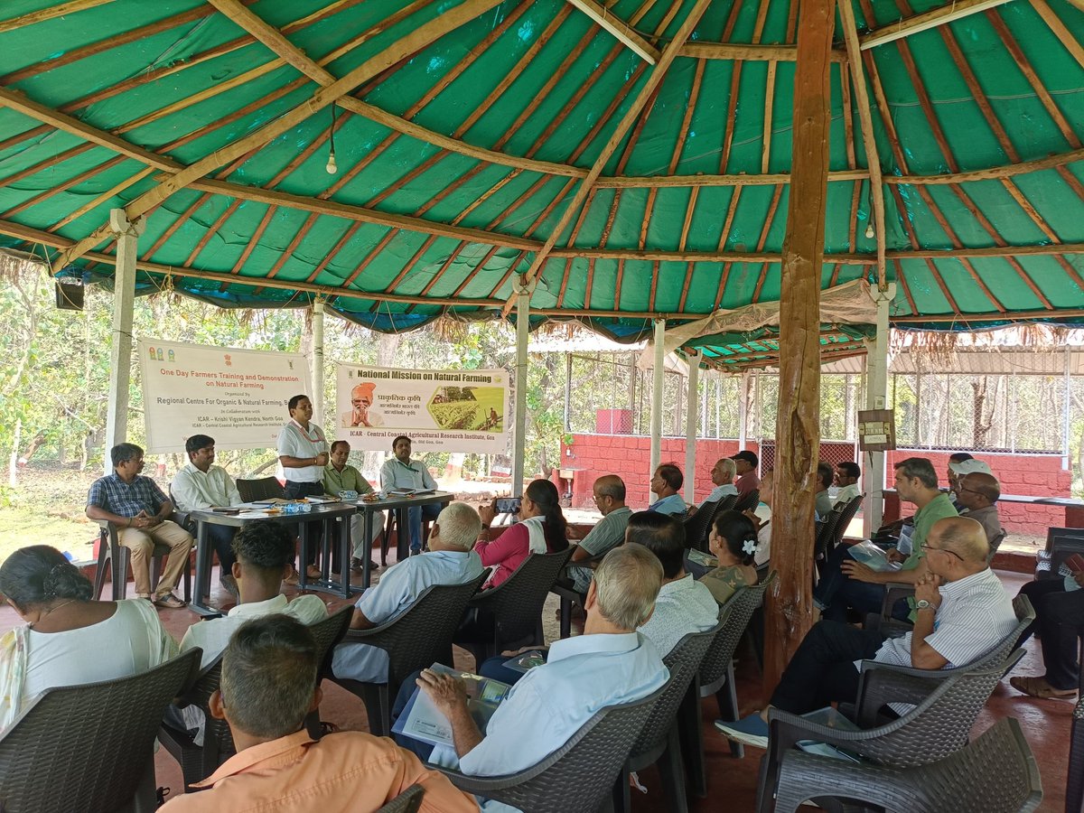 RCONF, Bangalore organised the One Day Farmers Training and Demonstration on Natural Farming in collaboration with ICAR-Krishi Vigyan Kendra, North Goa on 09-03-2026 at Sodium Village North Goa.
