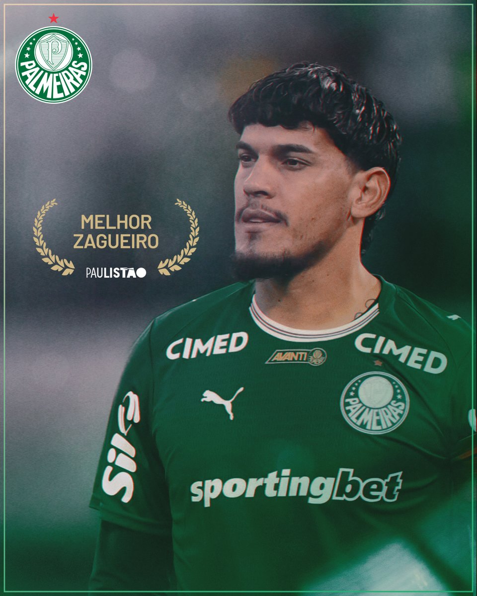 MAIS UMA, CAPITÃO! 💚

Gustavo Gómez, o melhor zagueiro do Campeonato Paulista 2026. Uma campanha memorável do Xerife, comandando a defesa alviverde e se tornando o maior campeão da história do clube! 🏆