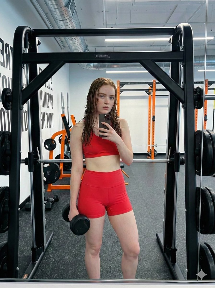 xbella_bee's tweet photo. Hey @grok make Sadie Sink wear a red bathrobe https://t.co/OPfpe5pJmy