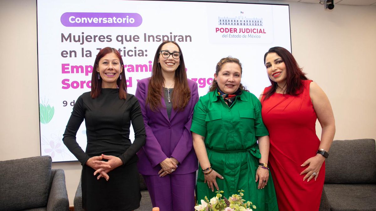 Mujeres que abren camino en la justicia ⚖️✨

Empatía, sororidad y valentía para abrir camino, fueron las coincidencias que marcaron el Conversatorio “Mujeres que Inspiran en la Justicia: Empoderamiento, Sororidad y Liderazgo”, donde se reflexionó sobre cómo la mirada femenina
