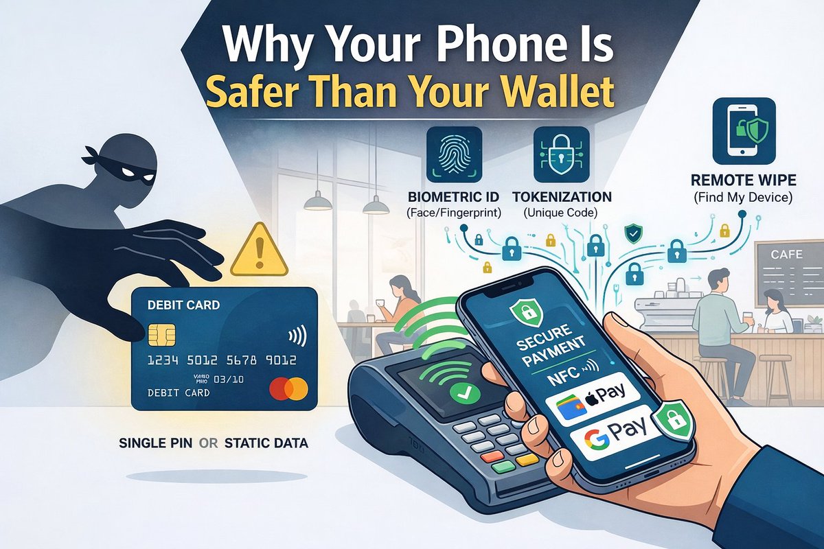 gregor_avram's tweet photo. Why Your Phone                                                
Is Safer Than Your Wallet ?https://t.co/6b2TuIF0D8 μέσω @LinkedIn https://t.co/ApEqDQh3GG