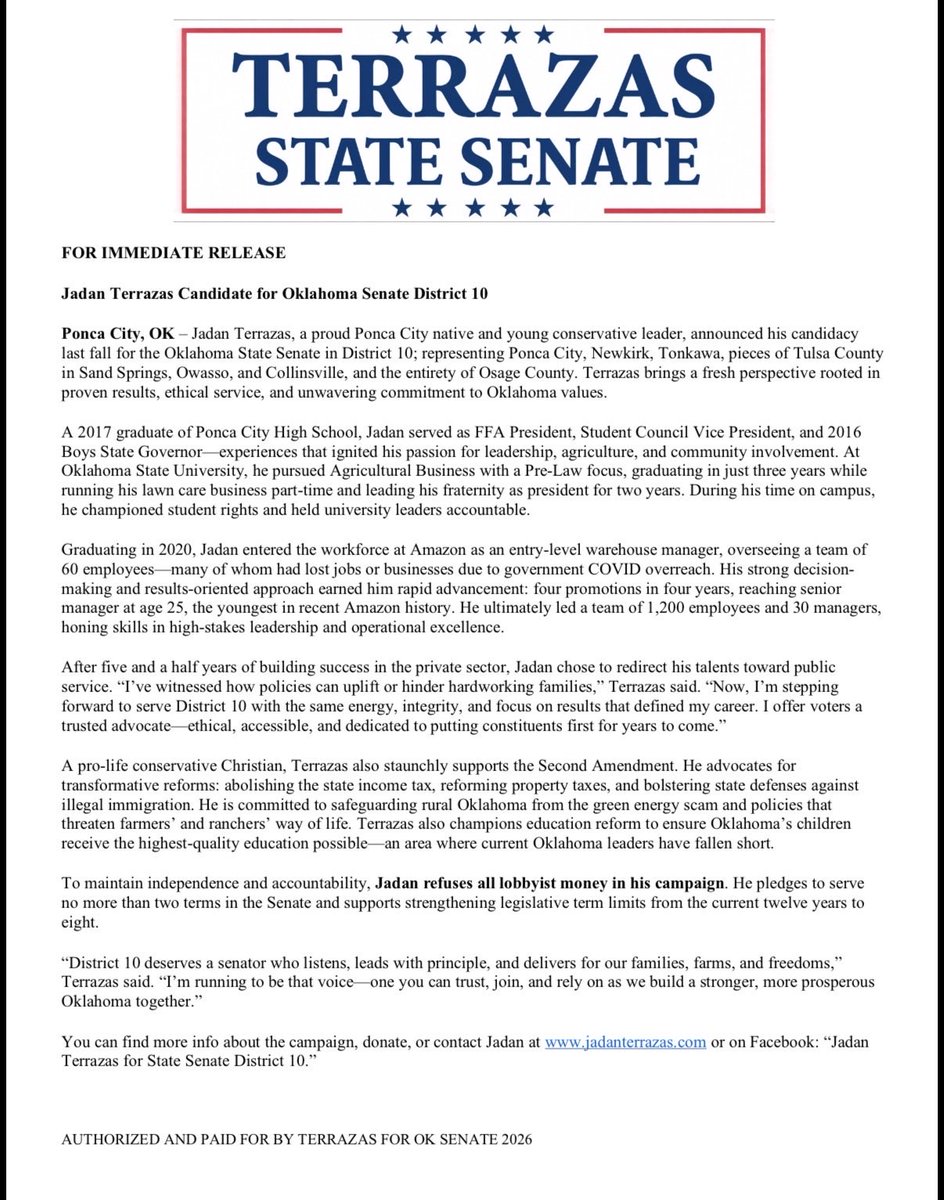 Jadan Terrazas for OK Senate 10 tweet media