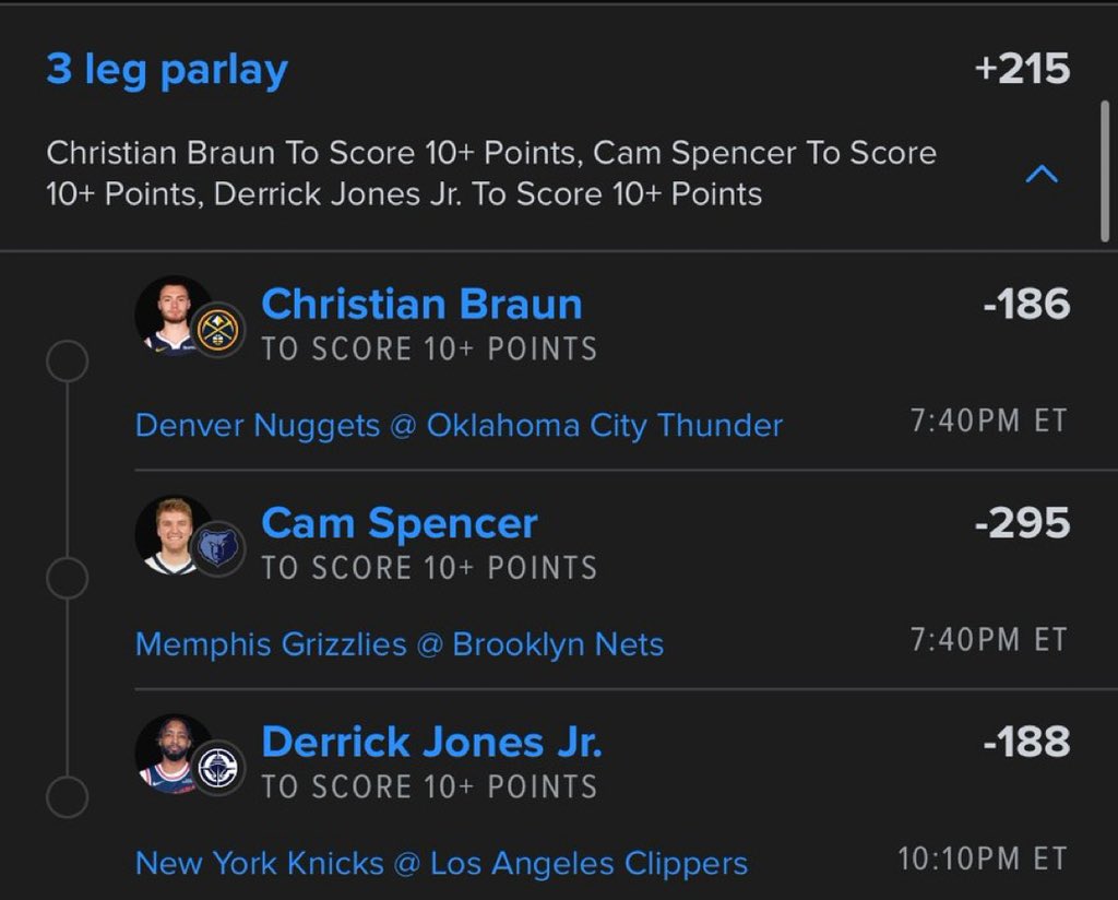 _mia_brown1's tweet photo. 7 Leg NBA Lotto

Good Luck If Tailing🍀

#GamblingTwitter #PrizePicks #sports  #NFL   #Parlay #UnderdogFantasy  #NBA🚀

https://t.co/PKzEWRHUOH https://t.co/zVuiBd9PEl