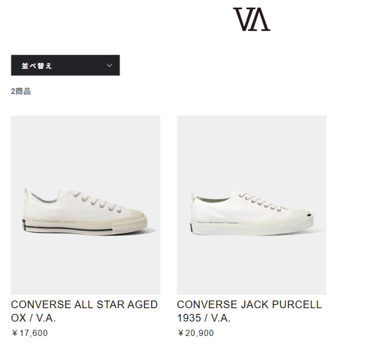 fragment design × V.A. × CONVERSE『ALL STAR & JACK PURCELL 1935