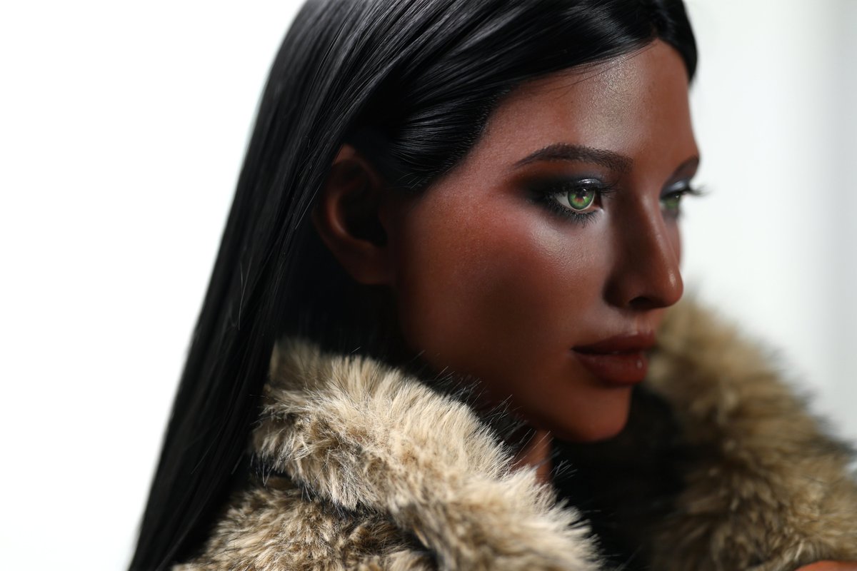 Chocolatedo1l's tweet photo. "Naomi walked in and the timeline froze. 

Red stockings. Fur coat. Green eyes that will ruin you.

 Which photo got you? 👀"

Here the link🖤：https://t.co/ziAsHS5pwA

#Naomi #AIBeauty #FurFashion #FashionBomb #siliconedoll #doll #chocolateladydoll https://t.co/M3wuuWLNiQ