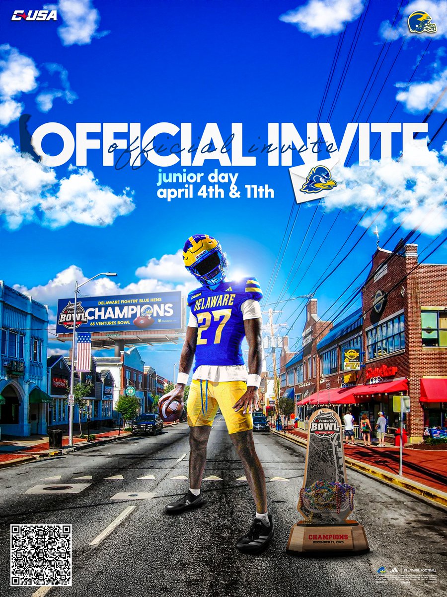 Thanks to coach Carson Turner and the Bluehens football staff for inviting  me to Junior Day. Appreciate you.

Film 🎥  👀 
hudl.com/profile/195135…

<a href="/carsonturner33/">Carson Turner</a> 
<a href="/AnnaH247/">Anna Adams</a> 
<a href="/AllenTrieu/">Allen Trieu</a> 
<a href="/MikeRoach247/">Mike Roach</a> 
<a href="/TomLoy247/">Tom Loy</a> 
<a href="/BrianDohn247/">BrianDohn247</a> 
<a href="/BlairAngulo/">Blair Angulo</a> 
<a href="/BrandonHuffman/">Brandon Huffman</a> 
<a href="/247Hudson/">Hudson Standish</a>