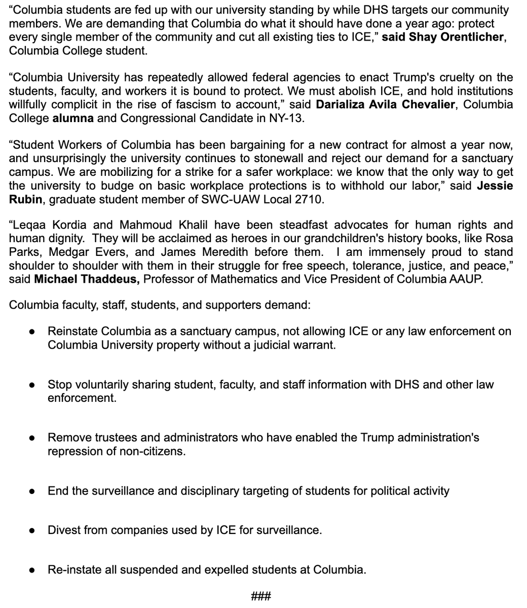 Student Workers of Columbia tweet media