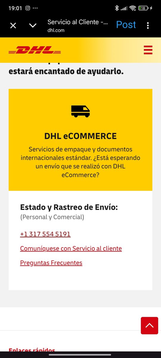 Edrdh2's tweet photo. @DHLGlobal @jp_lfc1 No data for local office https://t.co/Z3ZD5zTp1T