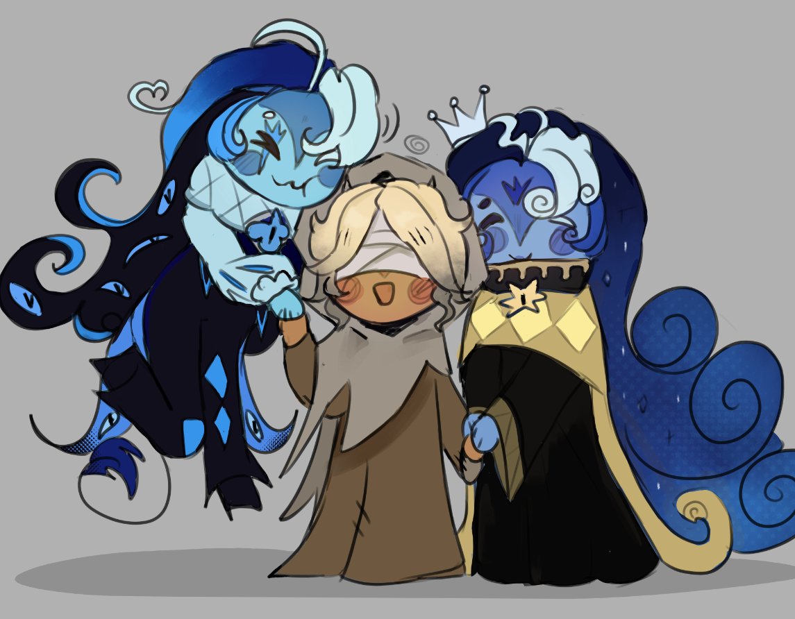 quick doodle cause i keep thinking of them!!! but i have work tomorrow so no time </3 might render this at some point :3 
#crk <a href="/Smilk_deeznuts/">Shadow Milk Cookie</a> <a href="/HealerCRK/">Healer Cookie</a> <a href="/fountcrk/">Fount of Knowledge</a>