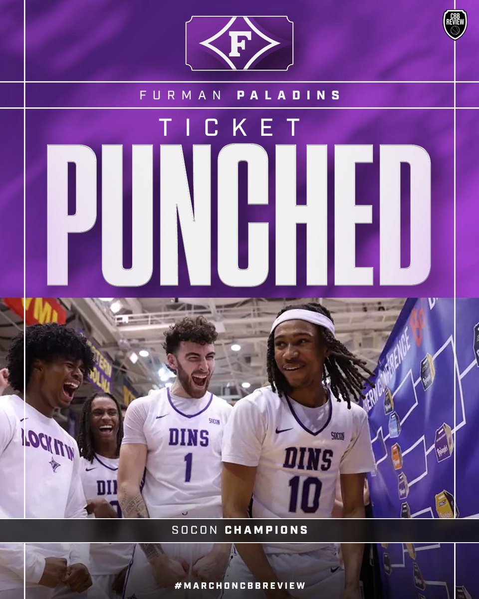 CbbReview's tweet photo. FURMAN IS BACK IN THE DANCE! https://t.co/uIMG2Y6CGo