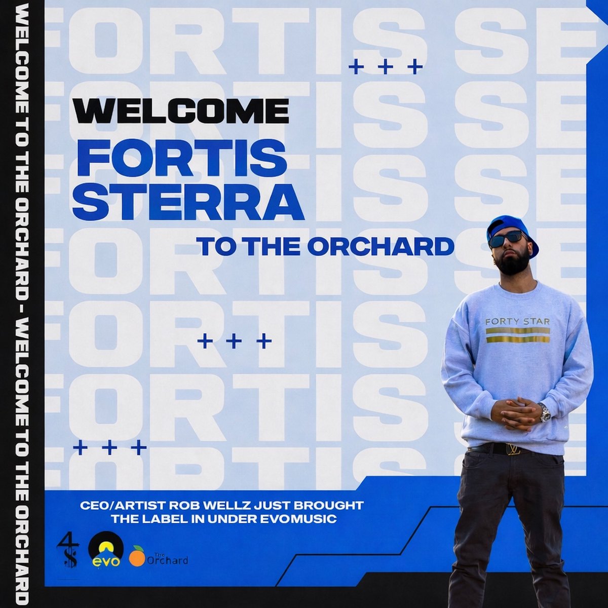realevomusic's tweet photo. EVOMUSIC x ROB WELLZ

Fortis Sterra joins the EvoMusic ecosystem with global distribution through The Orchard.

First release: “Run The Game” w/ Travis Finlay — March 13.

More music coming Q2 2026.

Welcome to history. https://t.co/LJa5mOqwml