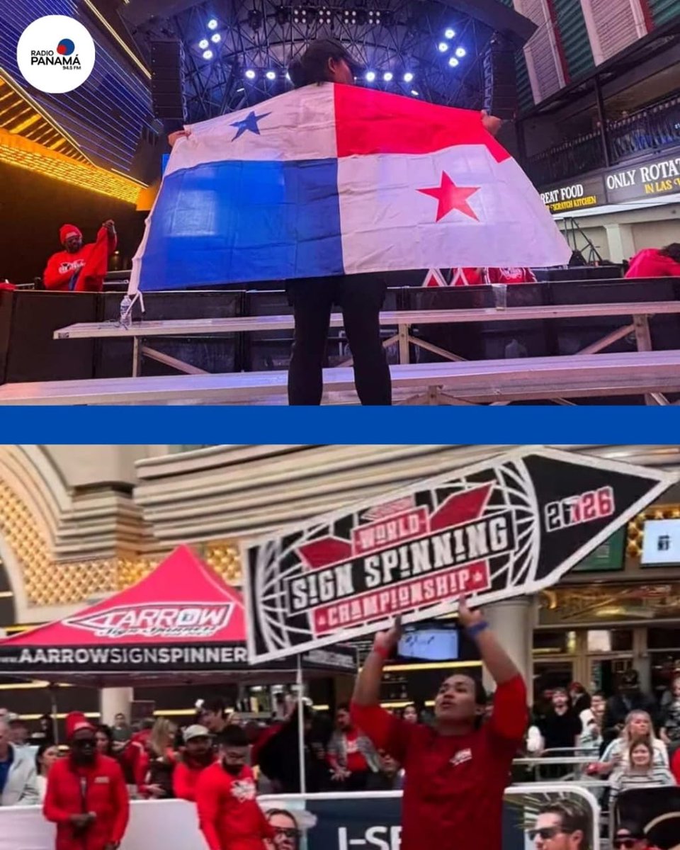 #Deportes | Panamá destacó en el escenario internacional del Sign Spinning durante la Competencia Mundial WSSC 2026, celebrada en Las Vegas, Nevada, Estados Unidos. En su primera participación, el panameño Emanuel José Abrego Racero logró ubicarse en la posición 15 entre más de