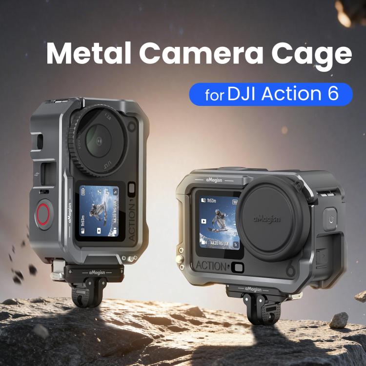 SunskyOnline's tweet image. For DJI OSMO Action 6 Metal Quick-Release Frame
 
➤ Lightweight &amp;amp; Durable Aluminum Alloy
➤ Two-Finger Press Quick-Release Lock
➤ Silicone Lens Cover + Anti-Shake Pads
➤ Cold Shoe Mount &amp;amp; Full Port Access
 
👉bit.ly/4bxIttT
#OsmoAction6 #CameraProtection #VlogSetup