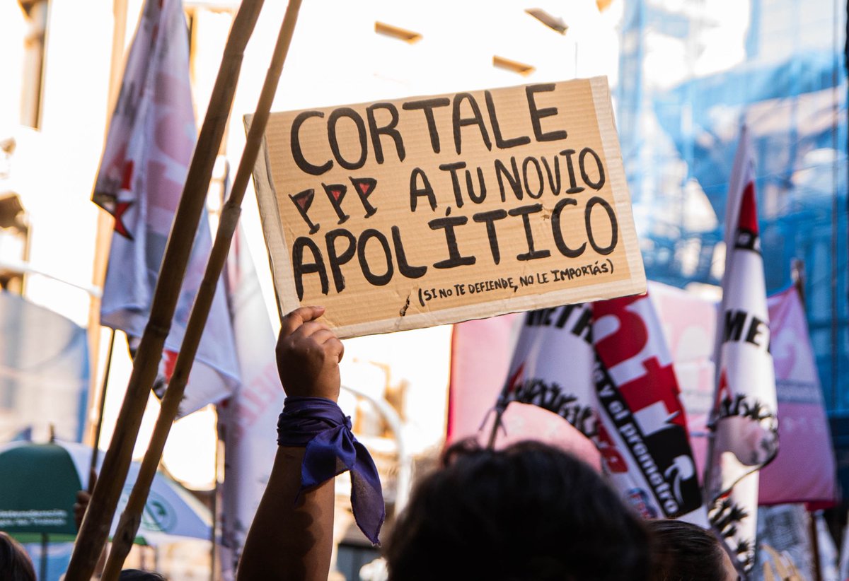 Un mensaje mucho muy importante en la marcha de hoy