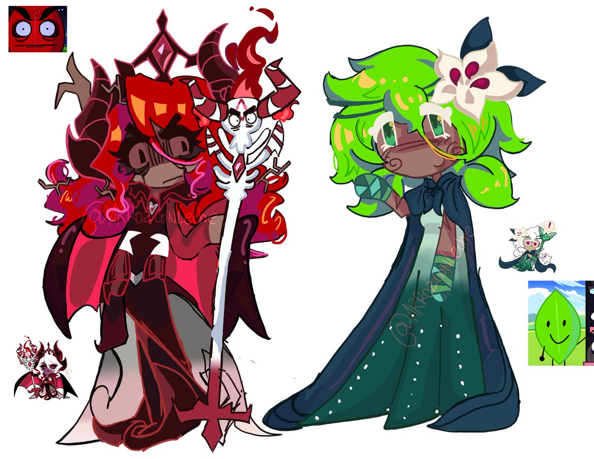 #BFDI x #Crk  Leafy being lily and evilleafy being dark:3

#leafy #evilleafy #oye #draw