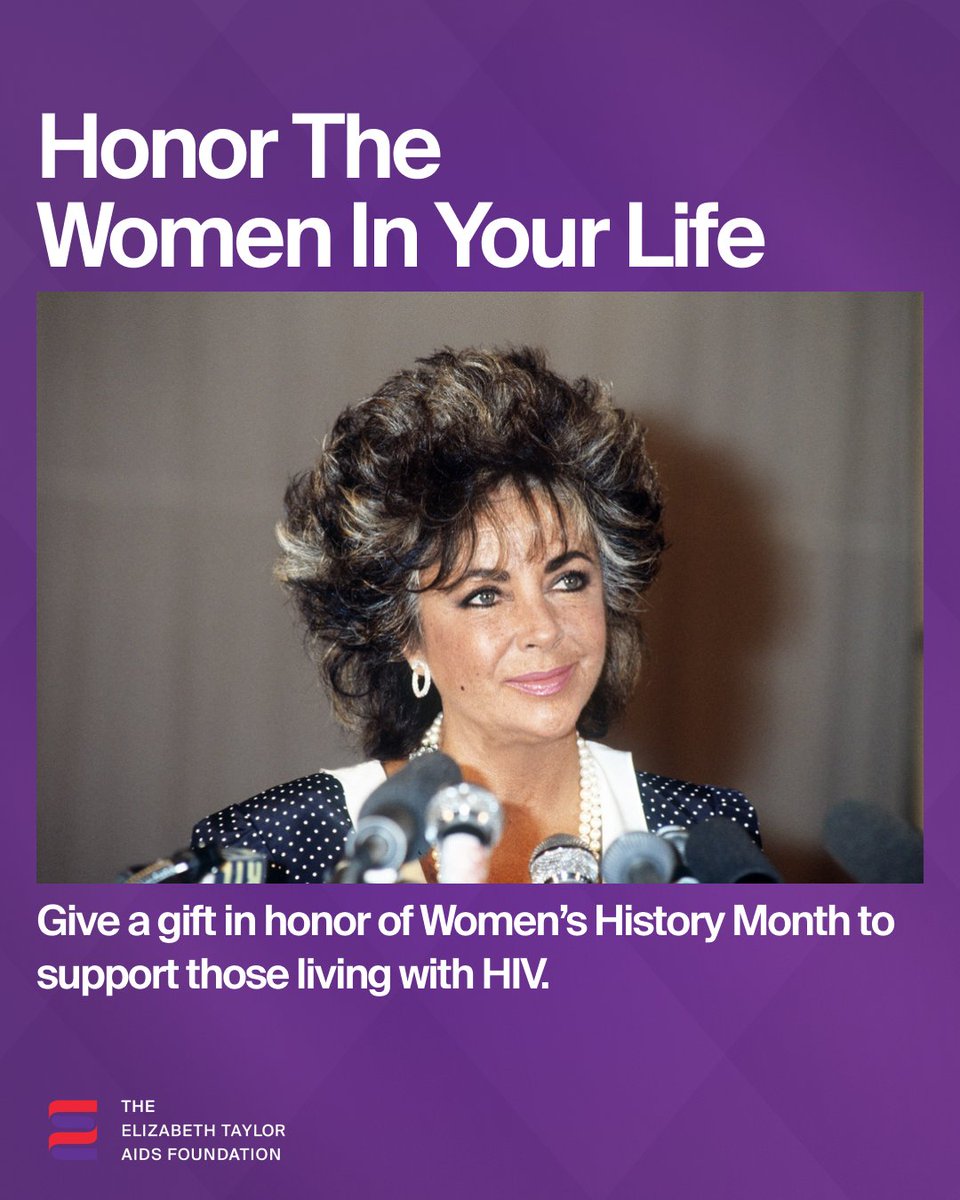 The Elizabeth Taylor AIDS Foundation tweet media