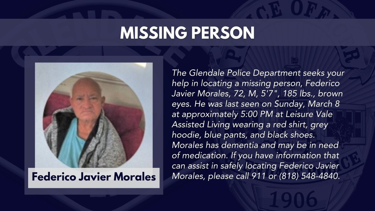 Glendale PD tweet media