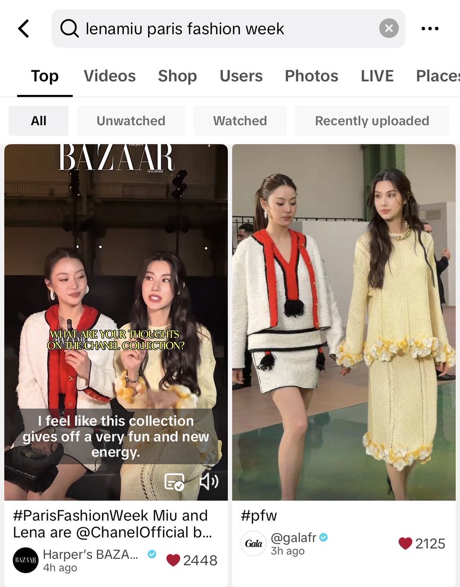 Gbbs, Lalinette and Miutopia we still carry a mission to increase their EMV and engagement rate, please search for them at fashion week on Tiktok or Instagram and start liking, commenting, saving and sharing it. Big medias in France or in another country is fine.. let’s boost all