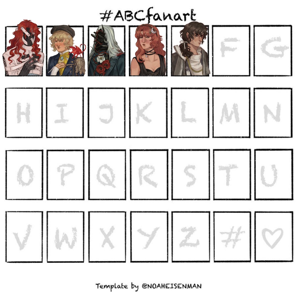 #ABCfanart enigma for E ...!!! next up, who's getting drawn for F?

rules:
- playables and NPCs are allowed
- if a character has "a", "the", "ms/mr" etc in their name, their ACTUAL name or the second word in their name is what matters