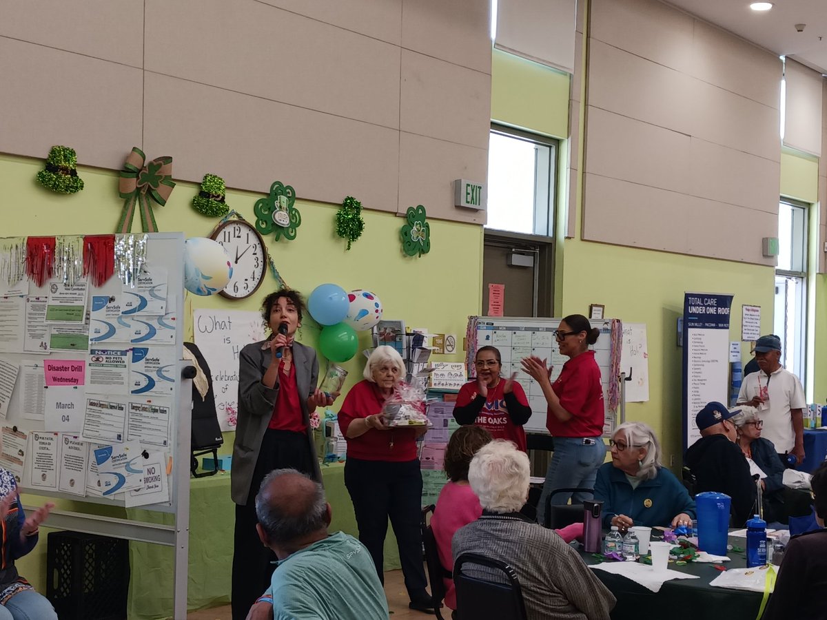 LADeptofAging's tweet photo. The San Fernando Valley InterCommunity Council brought community spirit to its sites with joyful Holi Color Festival celebrations!
Seniors honores culture, connection, and community through  music, food, games, and valuable resources that support healthy and thriving aging. https://t.co/jyhbN8UQHT