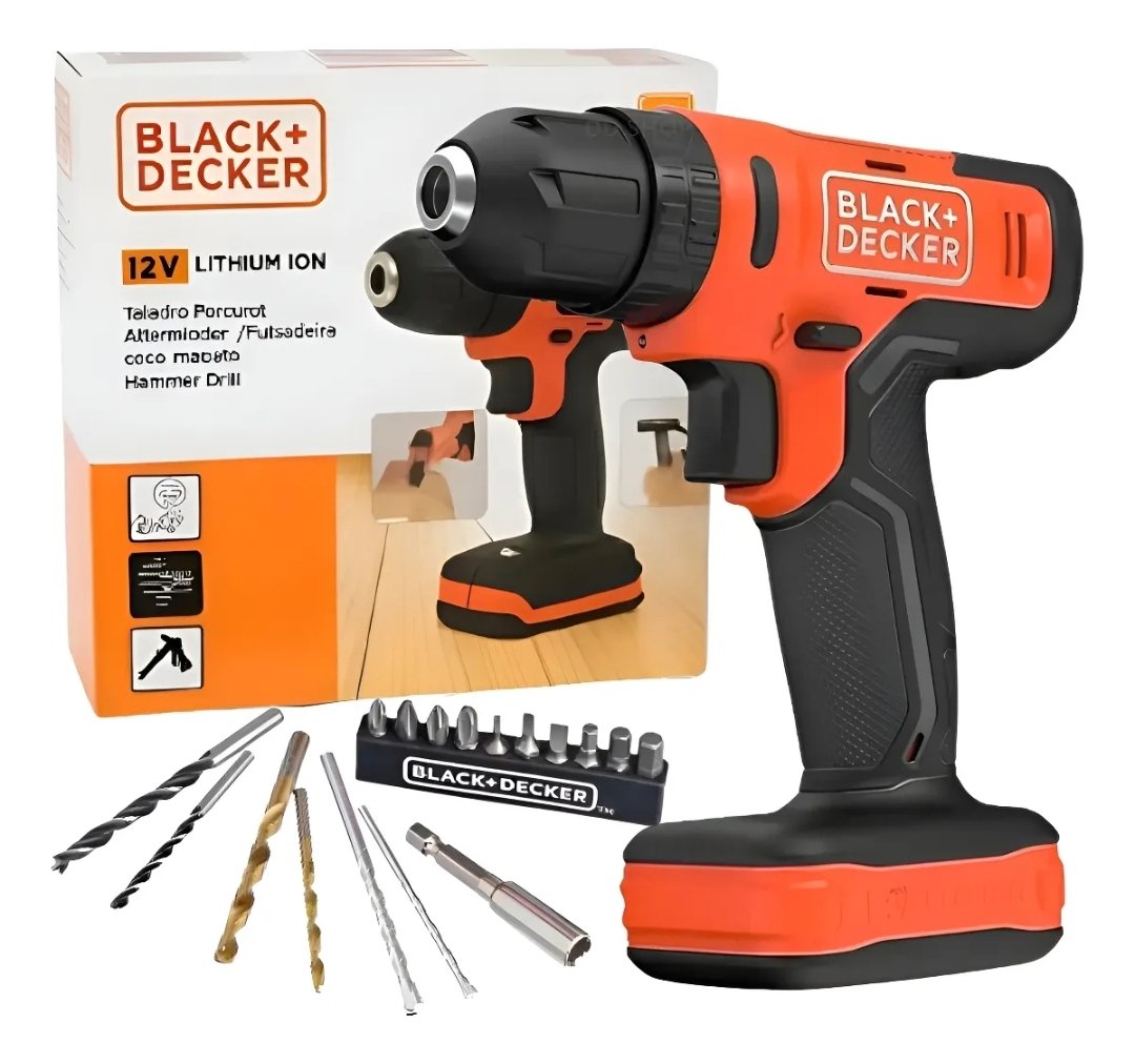 Gay_CLT's tweet image. 🚨 OFERTA RELÂMPAGO: PARAFUSADEIRA + FURADEIRA 🚨
A famosa da Black+Decker com 26% de desconto! 🔧
📉 De R$ 249 por R$ 182,11
🔥 26% OFF no Pix
💳 6x de R$ 31,95 sem juros
🔗 meli.la/2XWhkmL
#Achadinhos #Ferramentas #BlackDecker #Promoção