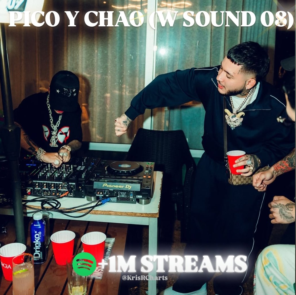 🐐PRIMER MILLON -- PICO Y CHAO (W SOUND 08)

“PICO Y CHAO” ya cuenta con más del millón de streams en Spotify en tan solo 4 días desde su lanzamiento oficial. 🇨🇴