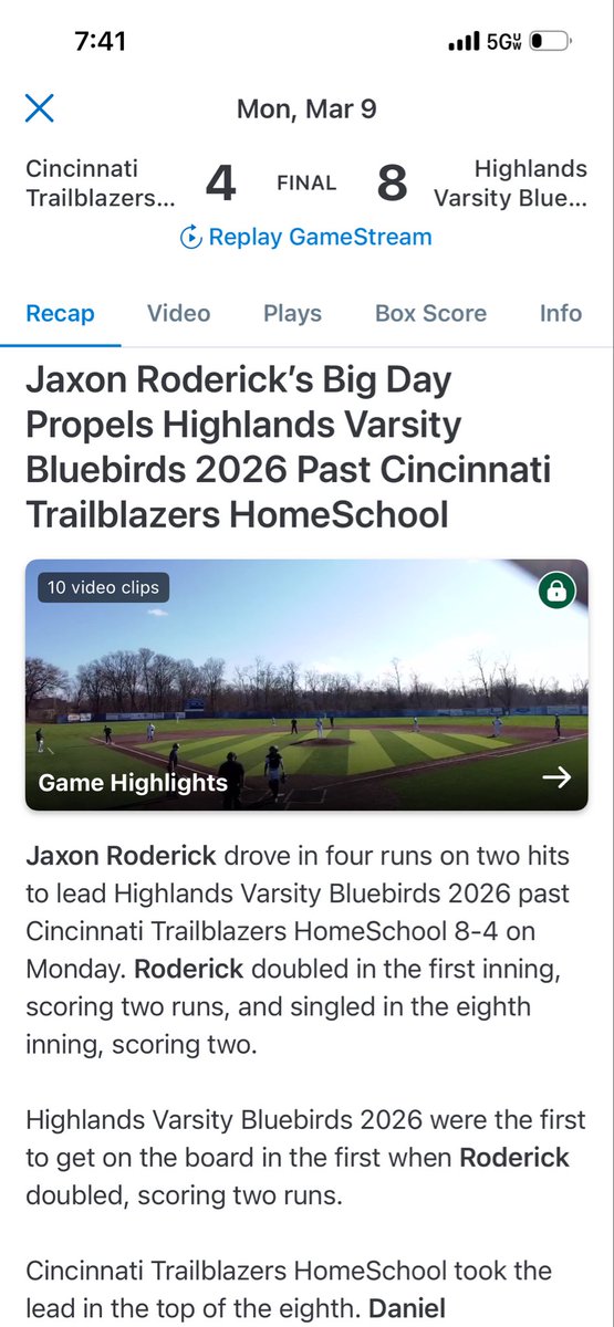 jrod_1722's tweet photo. Had our first scrimmage today. I went 2-3 at the plate with a double and a single, totally up 4 rbis for the day. Good win. @BirdsBaseball @PB_Uncommitted https://t.co/IzVaeEaZ9G