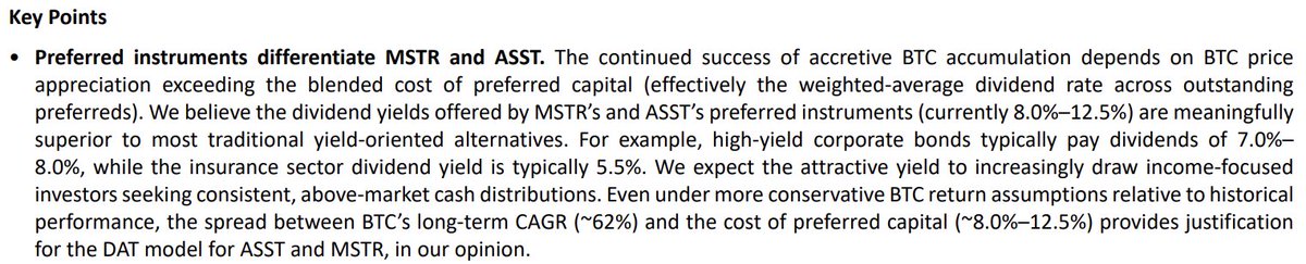 B. Riley analyst Fedor Shabalin initiated research coverage tonight with buy ratings for $MSTR &amp; $ASST with a well written report showcasing the importance of Digital Credit. 

See snippet below: