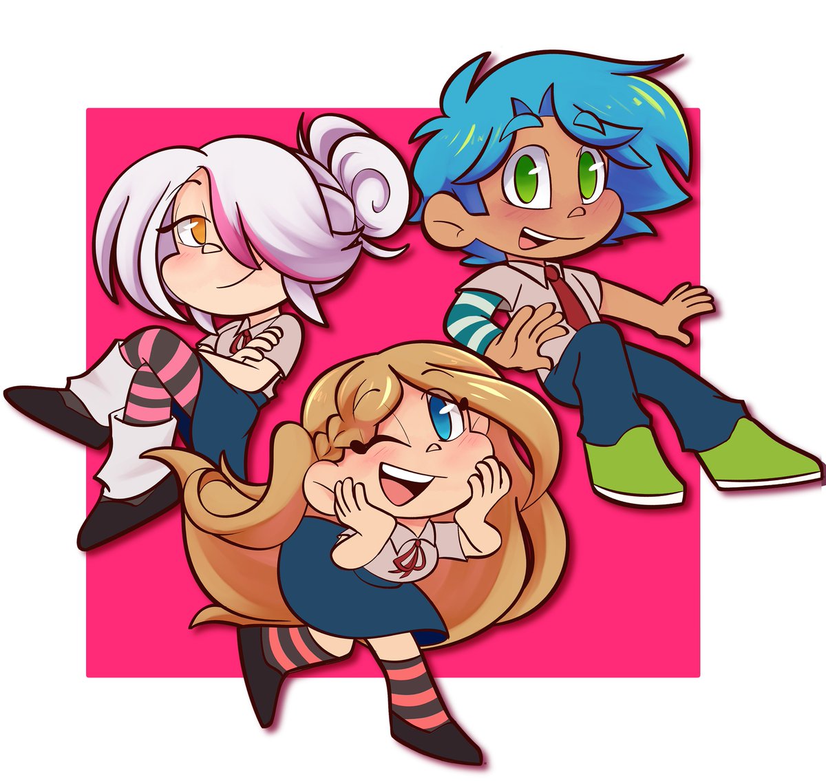 Hace siglos que no dibujaba a estos 3, los extrañaba 🥹

#FHS #FHSTWT #FNAFHS #FHSZ3R0
