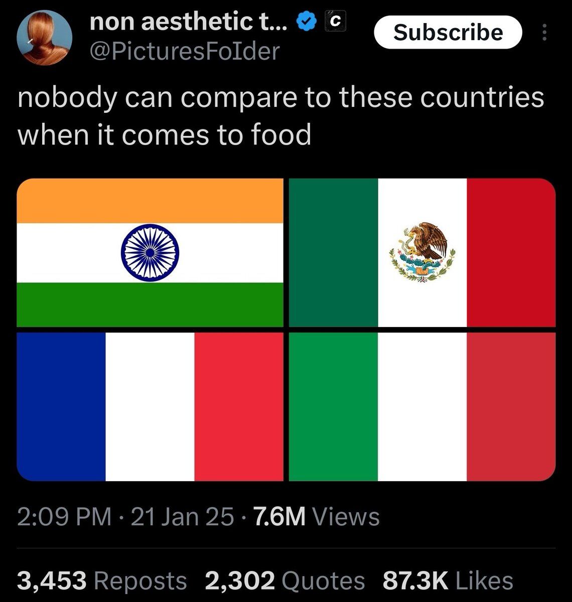 Insane Cope tweet media