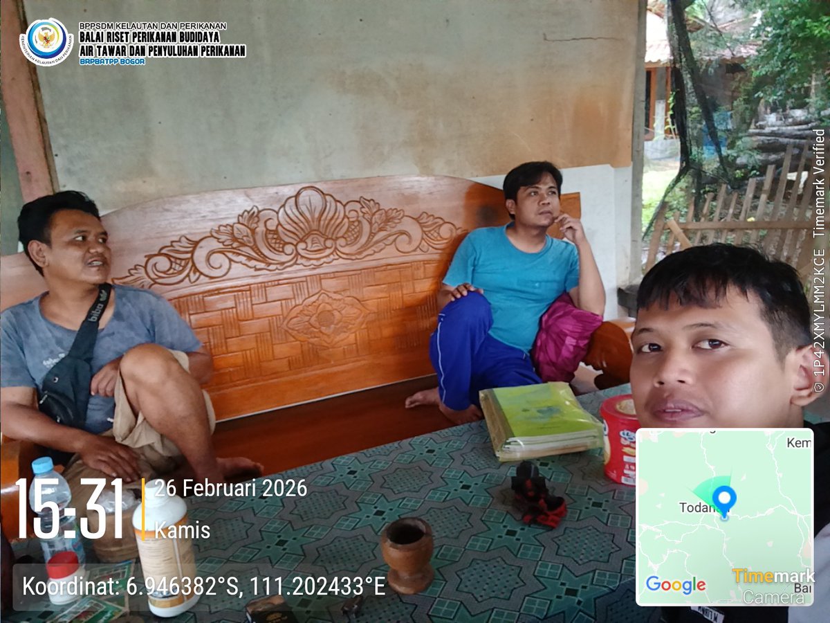 Firman_discuss's tweet photo. Kamis (26/2/2026) Luhkan Kab.Blora Muhammad Firman, melaksanakan penyampaian informasi peluang bekerjasama dengan SPPG  dan Penyampaian Teknologi pengelolaan kualitas air menggunakan probiotik jenis Bacillus https://t.co/nlXNOhMgDf