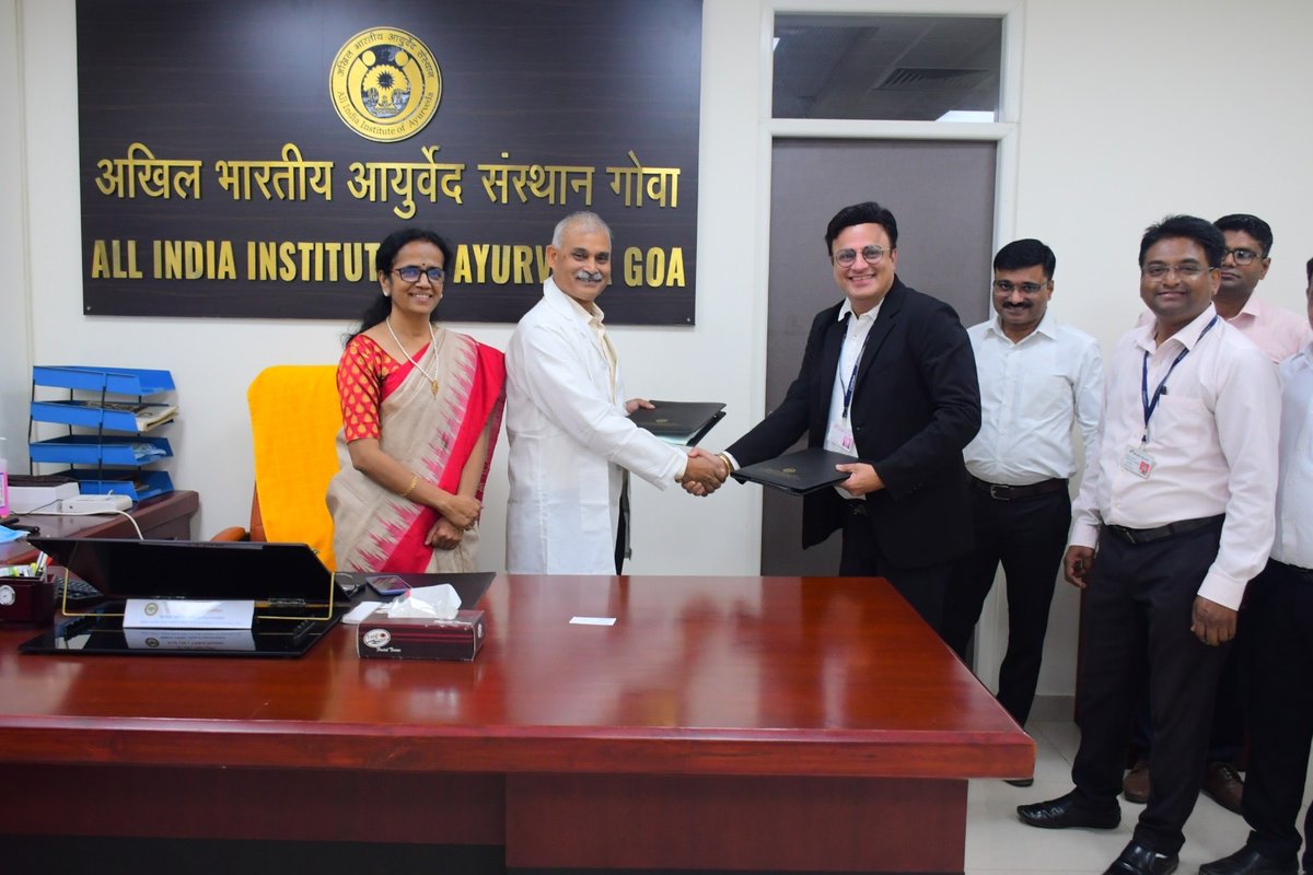 All India Institute of Ayurveda, Goa tweet media