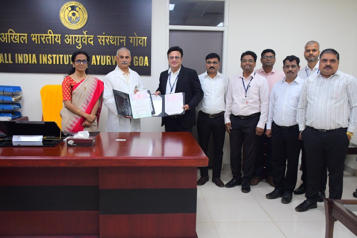 All India Institute of Ayurveda, Goa tweet media