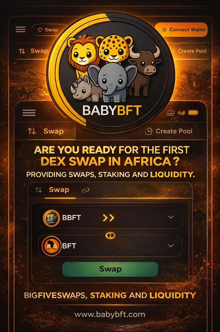 MphoMopeli's tweet image. Bullish on #BBFT @BabyBft and #BFT @five_token with the coming Dex launch soon. Very bullish