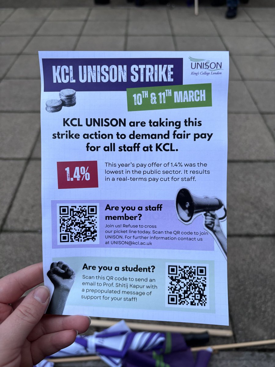 KCL UNISON tweet media