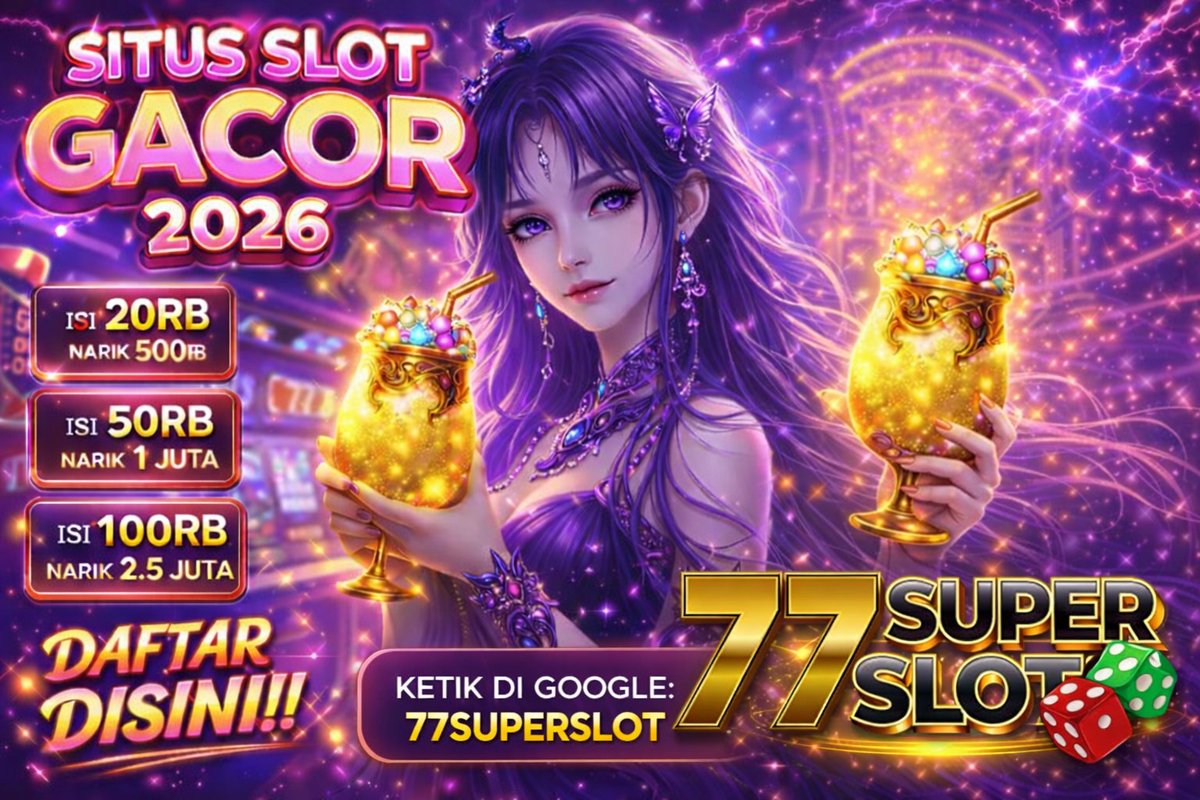 VinnyGo77's tweet photo. YANG PASTI GACOR CUMA 77SUPERSLOT 💯
LANGSUNG SAJA DAFTARKAN ID ANDA, JANGAN LEWATKAN KESEMPATAN WD ANDA !!! 💸💸

LINK DAFTAR : https://t.co/6e136vz6m7 

#slotpgautovip #SlotGacor #SlotGacor2026 https://t.co/aaFUqoZZfM