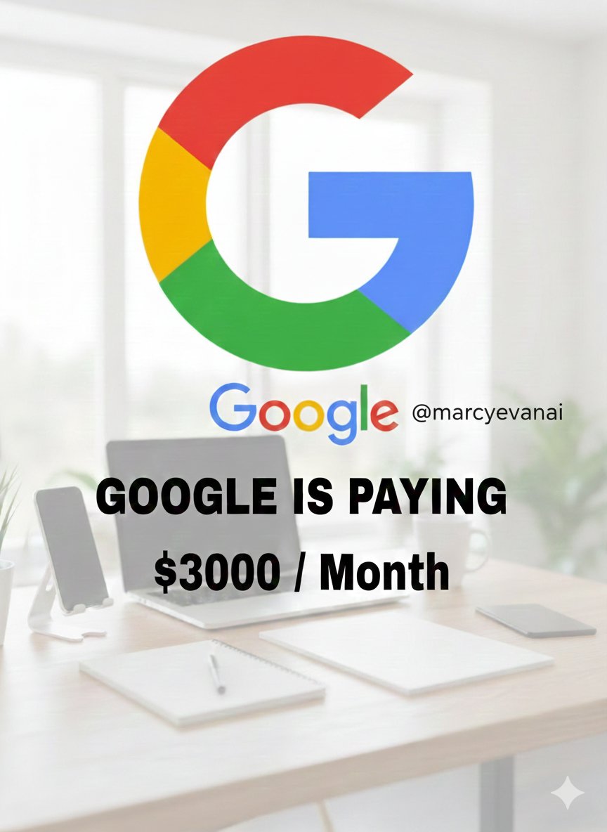 marcyevanai's tweet image. Turn your spare time into income! 🚀
​Want to earn using your smartphone? It’s simple, flexible, and requires no fees. 📱
​To get started:
1️⃣ Like this post.
2️⃣ Comment "GOOGLE".
3️⃣ Follow me for the details via DM!
​#SideHustle #WorkFromHome #PassiveIncome #OnlineEarnings