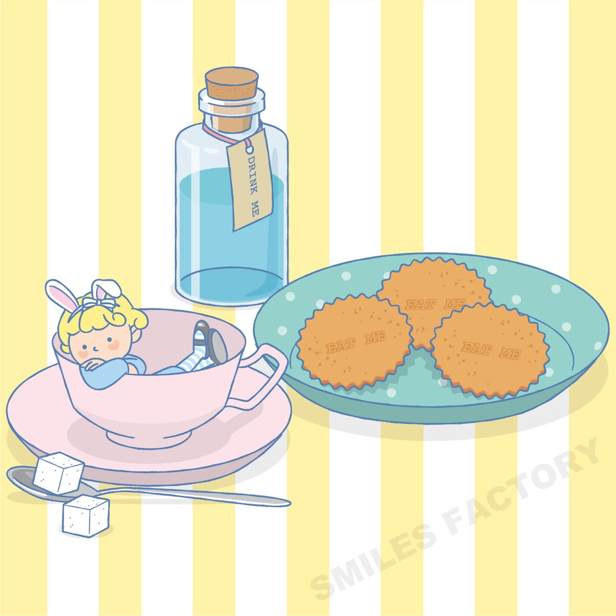 310（砂糖）の日、だそうで。
#砂糖の日

ストレスで食べられなくなる人と食べちゃう人といるけど、私は食べちゃう人…
甘いもの、なかなかやめられないなぁ…😅

#smilesfactory_illustrator #イラスト #イラストレーター #イラストレーション #かわいいイラスト #教材イラスト