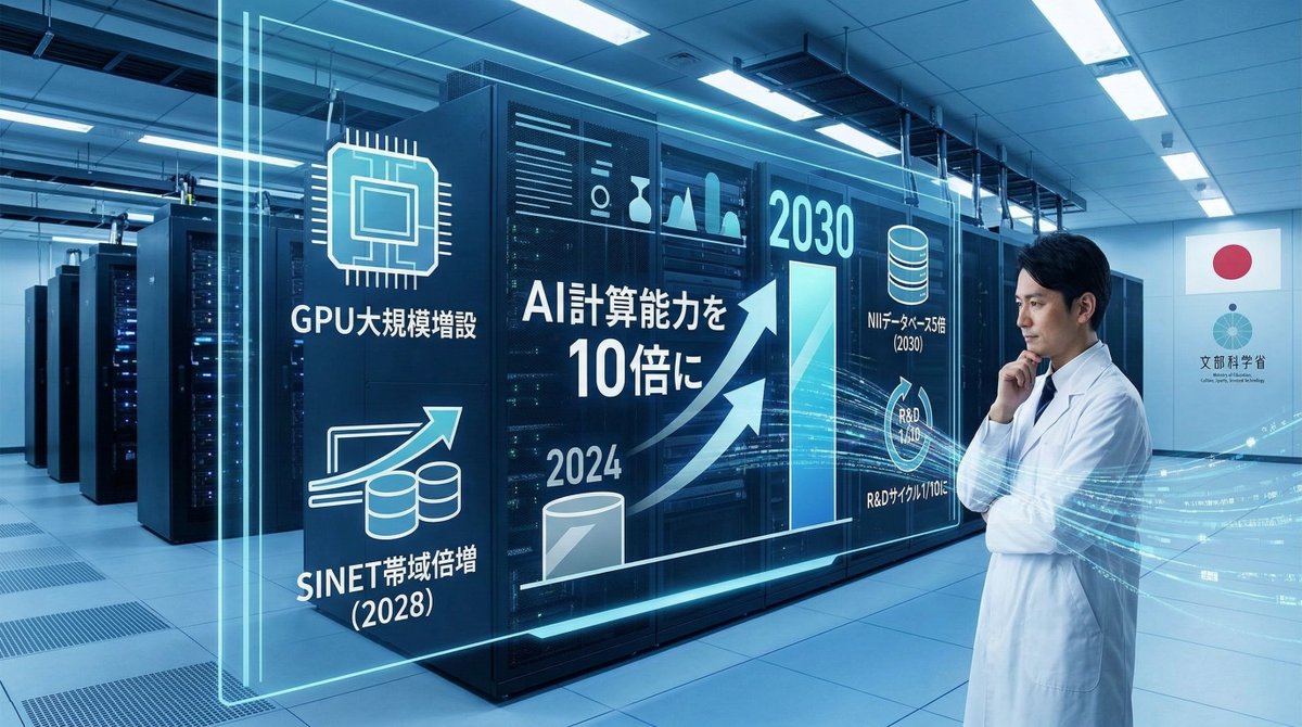 Corey3209's tweet photo. 文科省、2030年までにAI計算能力を10倍にするって発表したけど——
正直、間に合うと思う？🙂
世界のAI論文、2014〜2024年でもう13倍になってるんだよね。
その間、日本は何してたの？って話。
GPUの増設もSINETの帯域倍増も、
方向性は正しいと思う。思うけど、
「2028年までに」「2030年までに」って、
AI業界の4年後って何十年分の進化があると思ってるんだろ。笑
OpenAIもGoogleも待っててくれないよ？
R&Dサイクルを1/10に短縮とか言ってるけど、
スパコン増やすより先に、使える研究者の数が足りてない気がするけどな🤔
これで本当に追いつけると思ってる人、根拠教えてほしい。